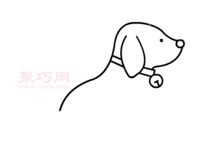儿童画小狗狗如何画 小狗狗简笔画步骤