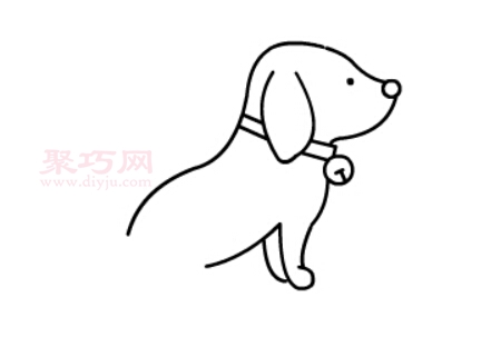 儿童画小狗狗如何画 小狗狗简笔画步骤