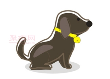 儿童画小狗狗如何画 小狗狗简笔画步骤